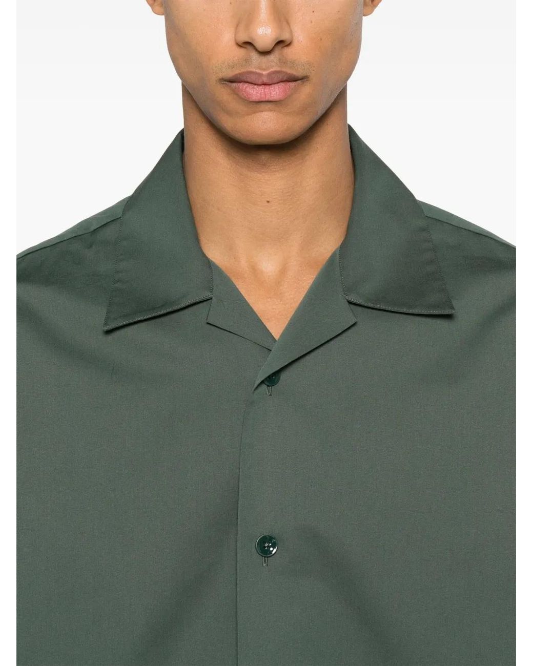 Camicia di Jil Sander in Green da Uomo