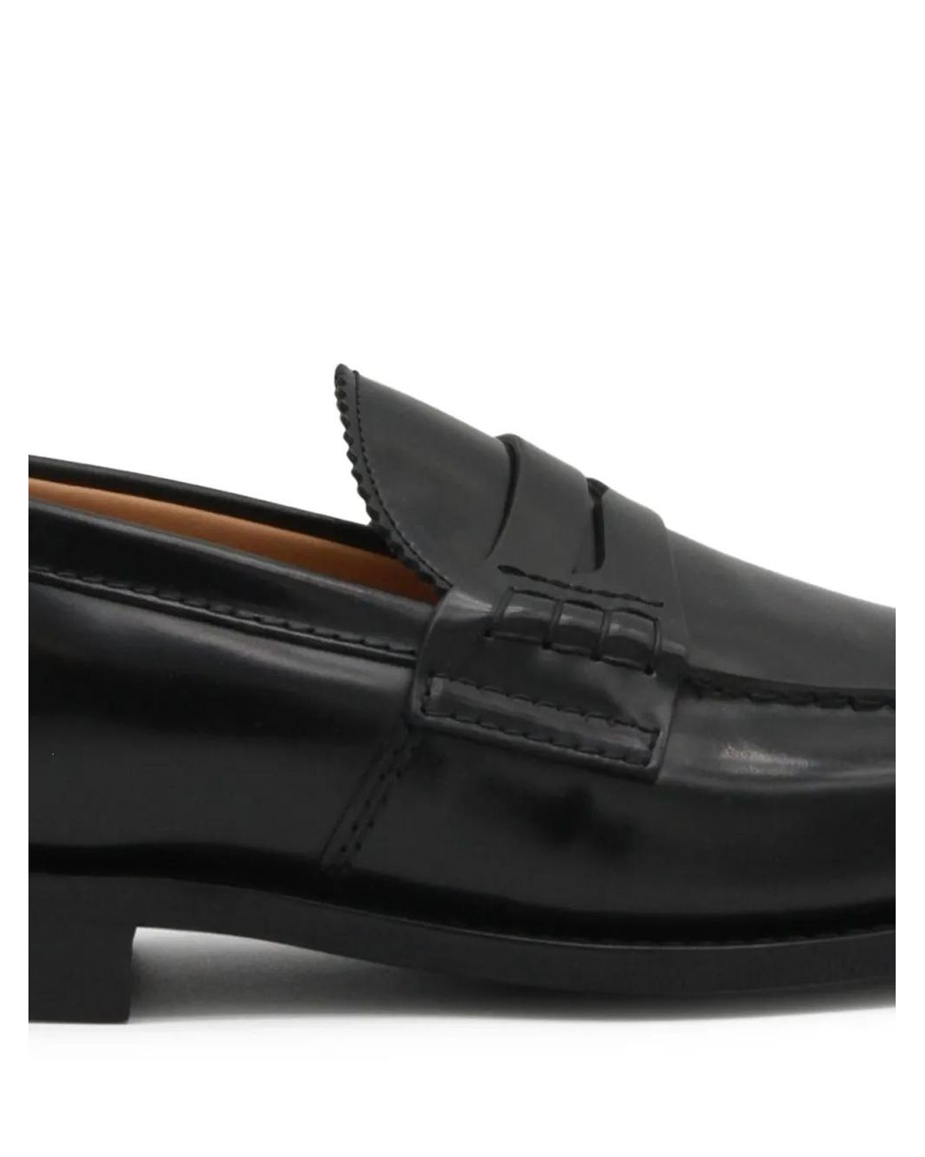 Church's Black Leather Penny Loafers for men