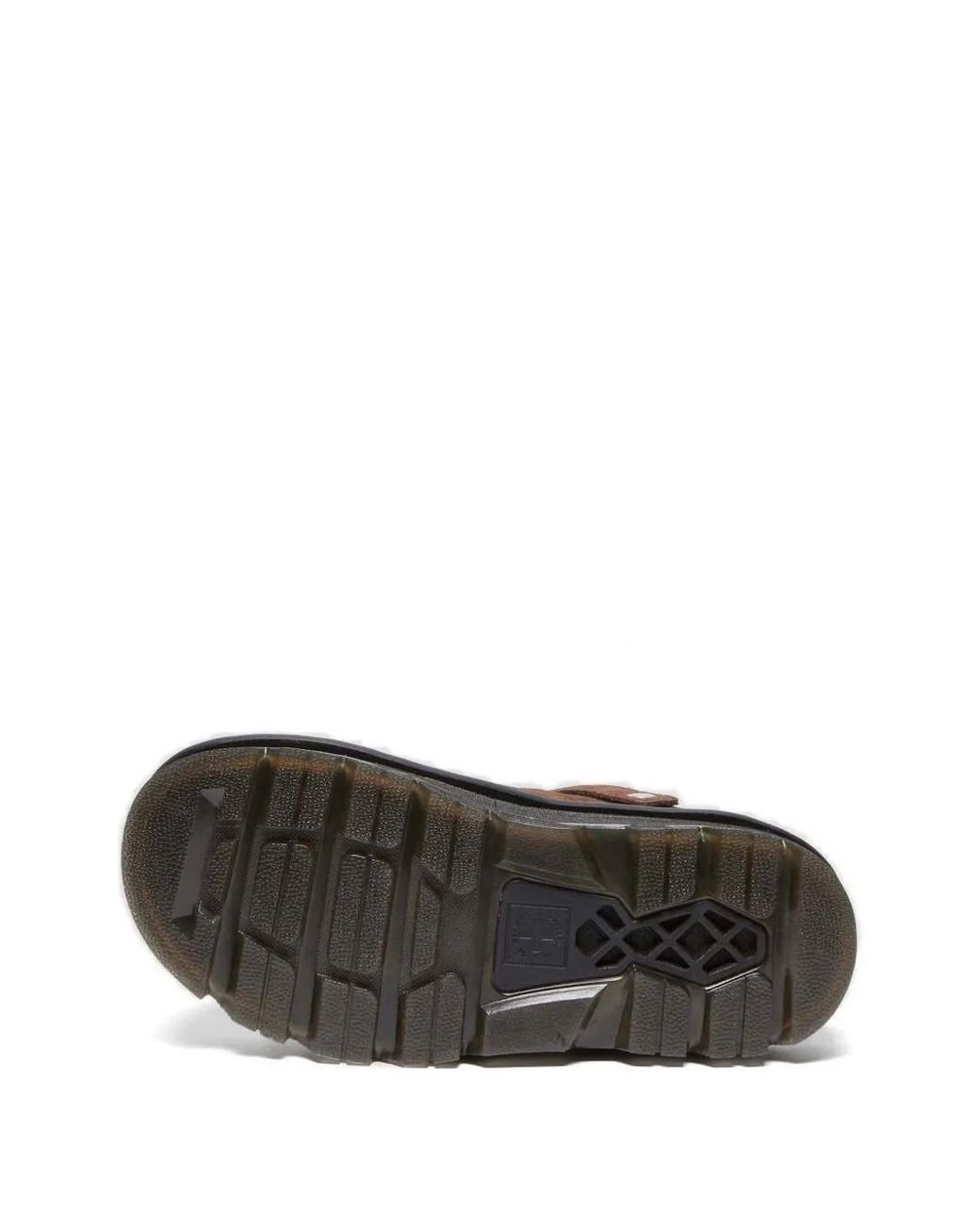 Dr. Martens Brown Mules Zebzag À Boucle