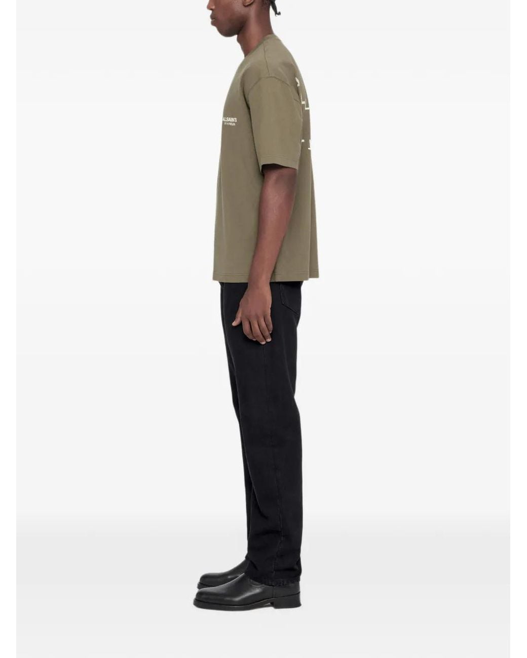AllSaints Natural Shadow Relaxed Graphic T-Shirt for men