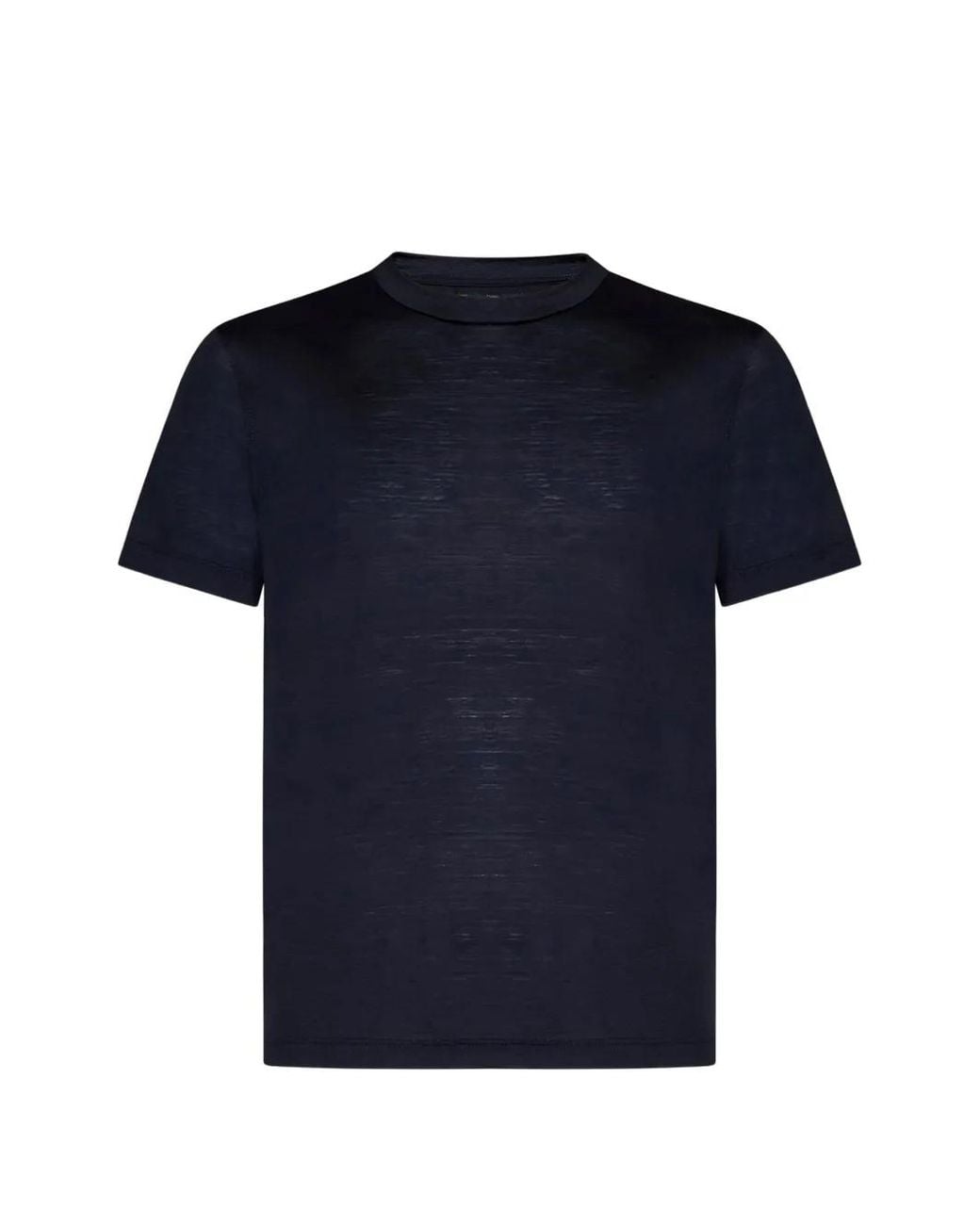 Franzese Collection Blue Capital Wool T-Shirt for men
