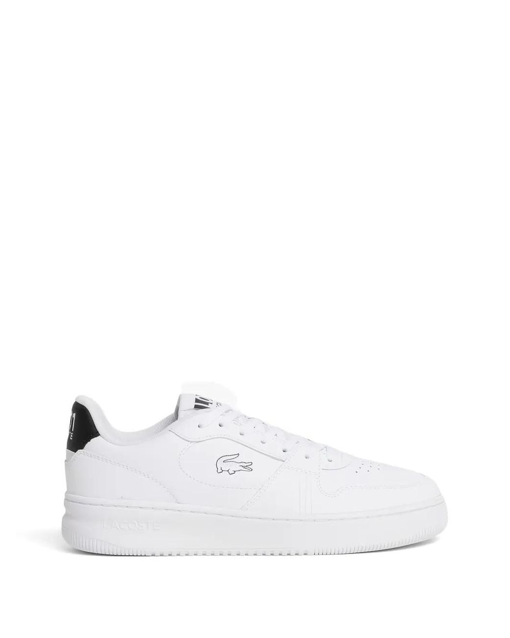 Lacoste White Logo Low Top Sneakers for men