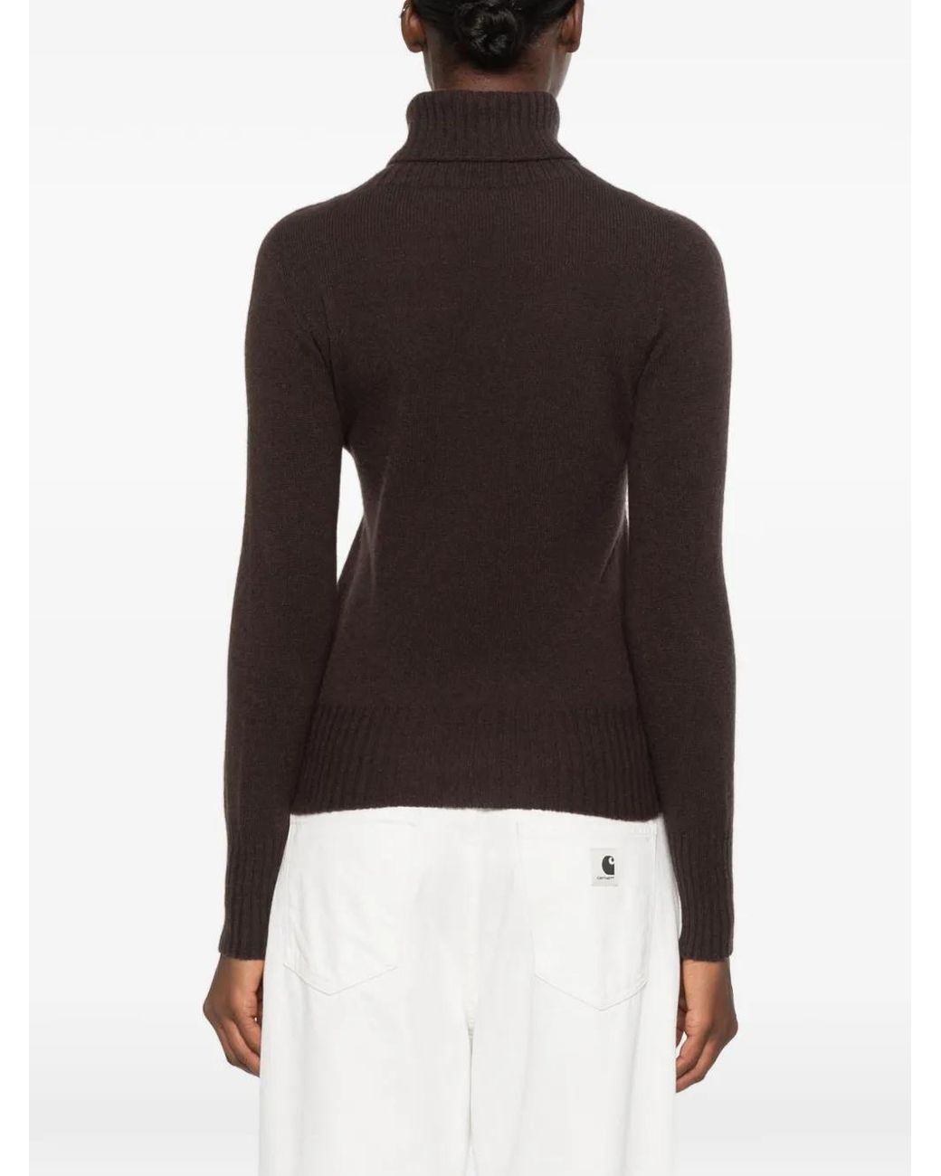 Oliver Lattughi Black Roll-Neck Sweater