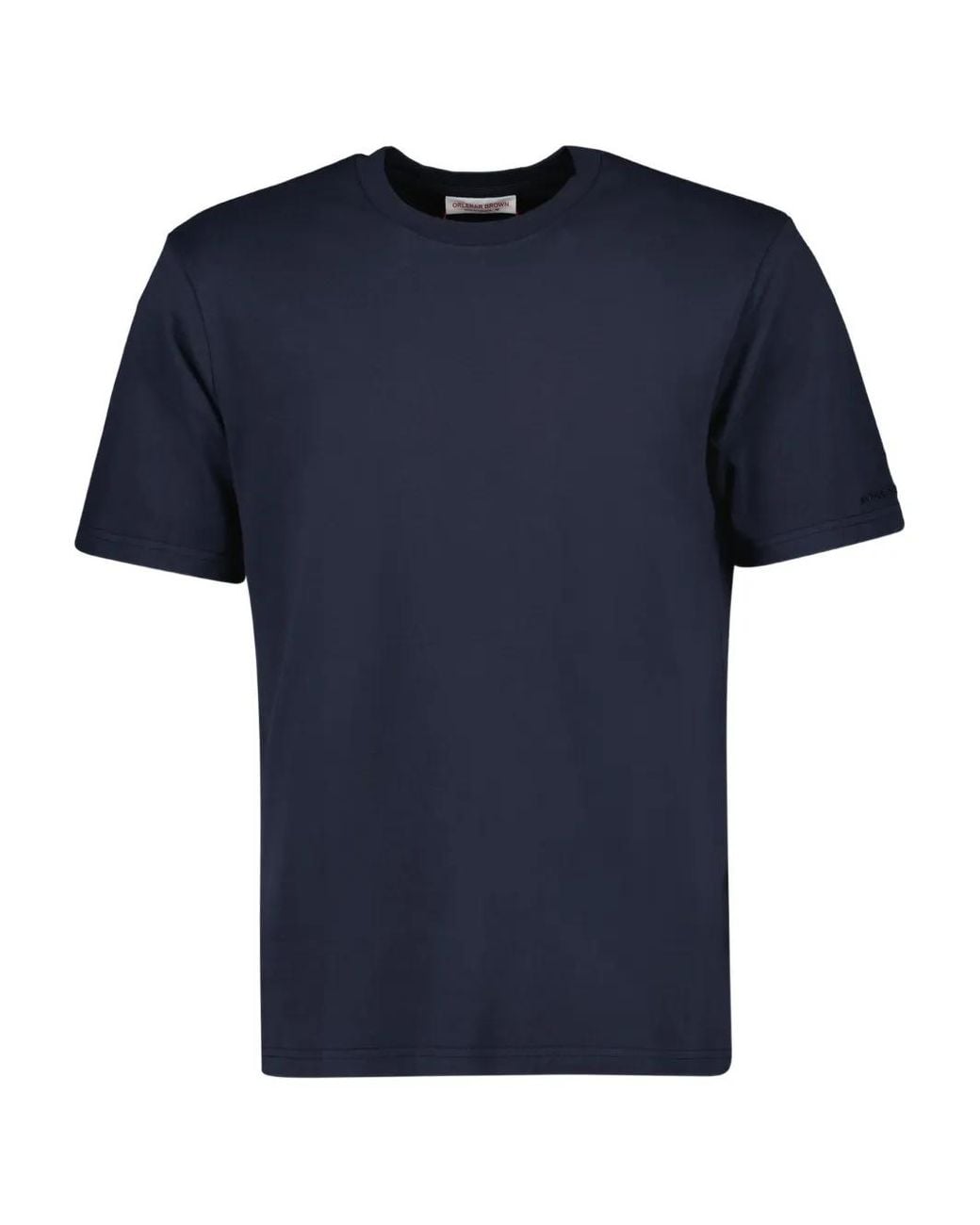Orlebar Brown Blue Cotton Jersey T-Shirt for men