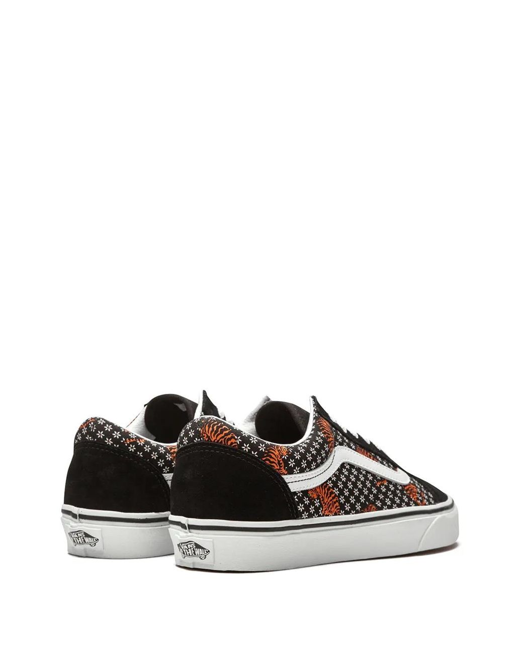 Vans Black Old Skool "Tiger Floral" Sneakers