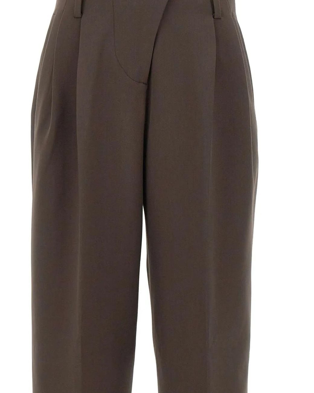 IRO Brown Ascend Pleated Trousers