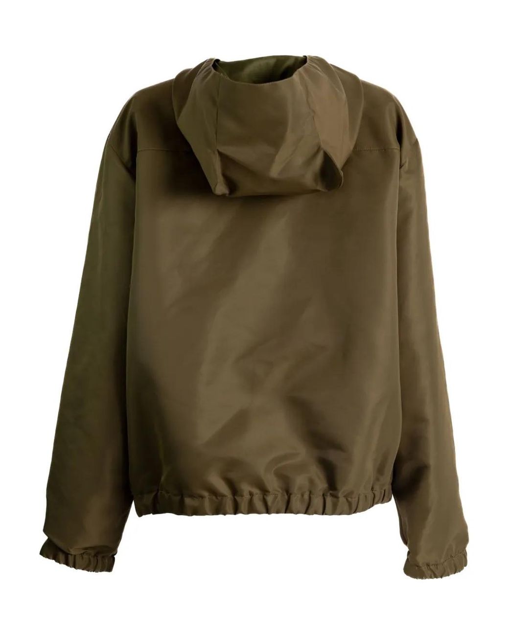Coperni Green Hooded Zip-Up Jacket