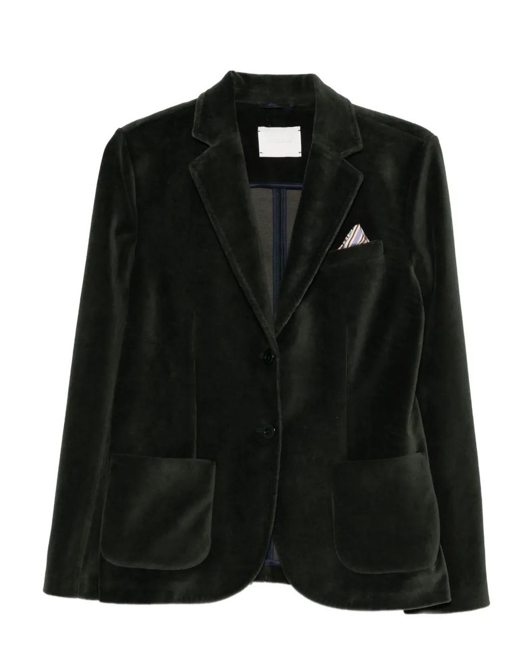 Blazer Con Botones Circolo 1901 de color Black