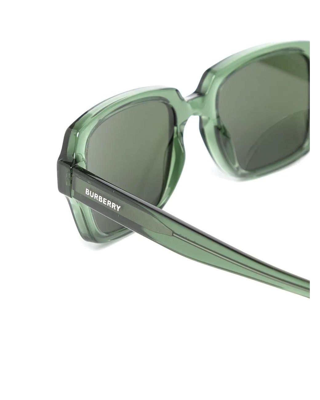 Burberry Green Eldon Square-Frame Sunglasses for men