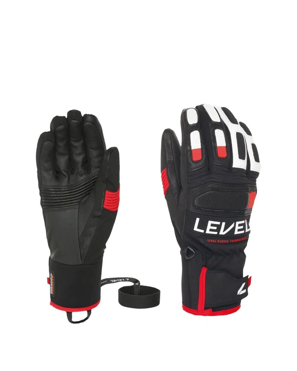 Level Black Gants À Logo for men