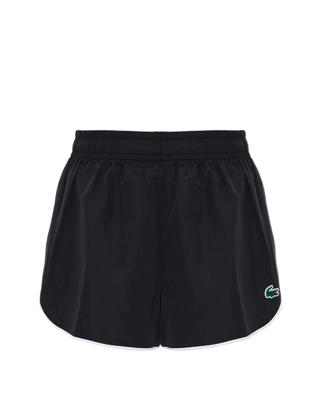 Lacoste Blue Logo-Patch Running Shorts