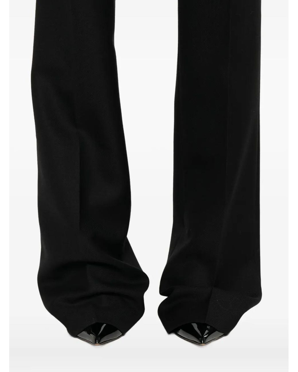 Tom Ford Black Pressed-Crease Tailored Trousers
