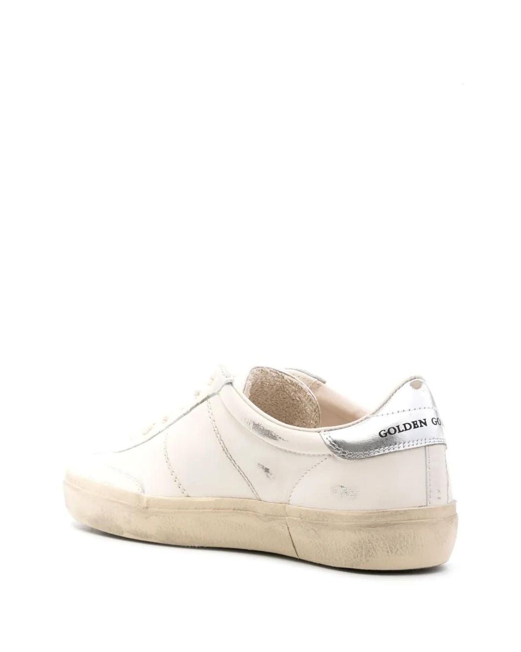 Golden Goose Deluxe Brand White "Soul Star" Sneakers