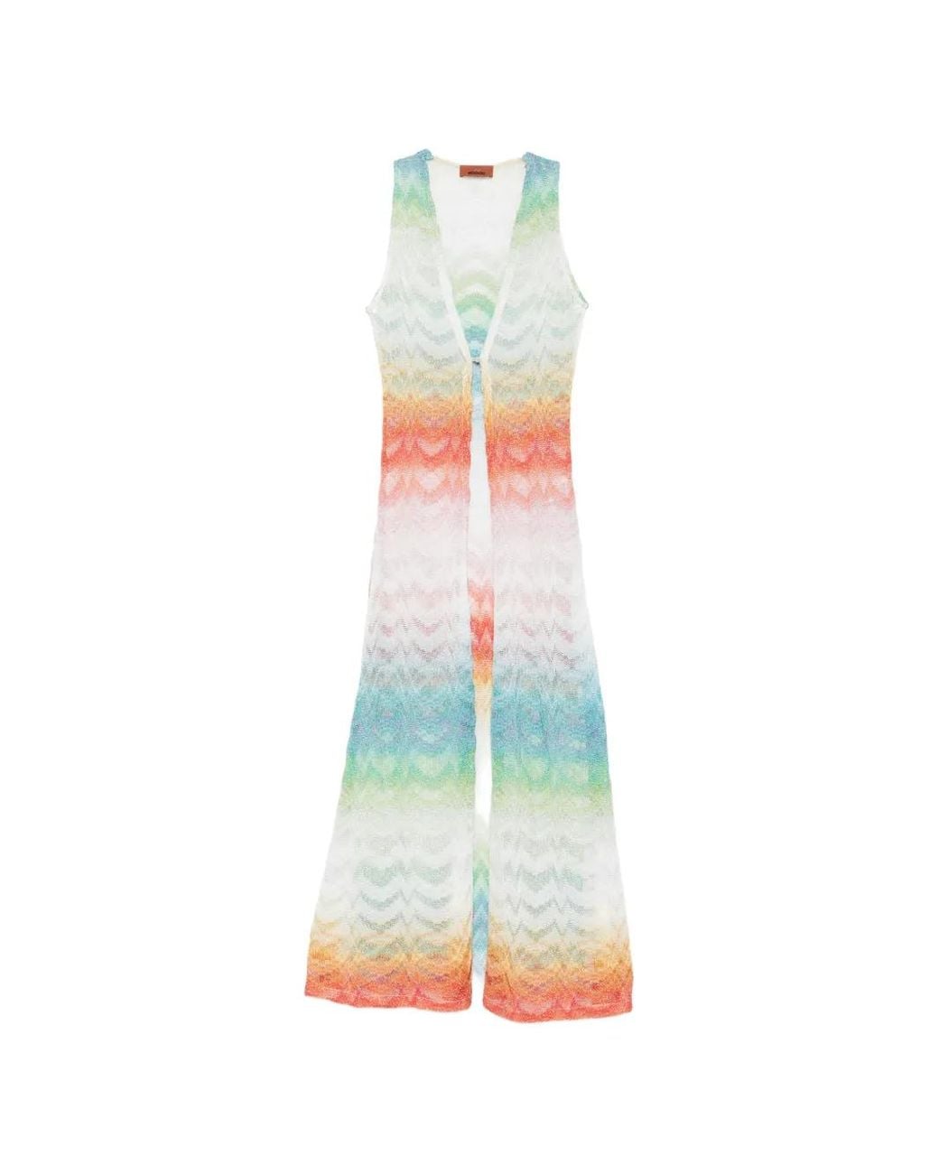 Missoni White Débardeur À Motif Géométrique