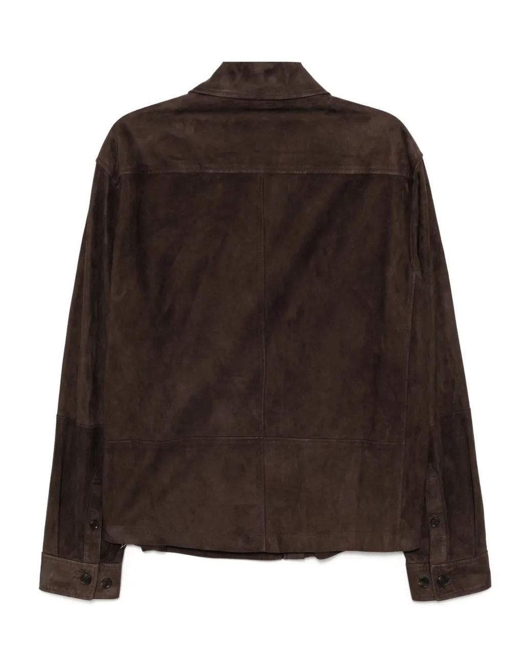 Bally Brown Suede Jacket for men