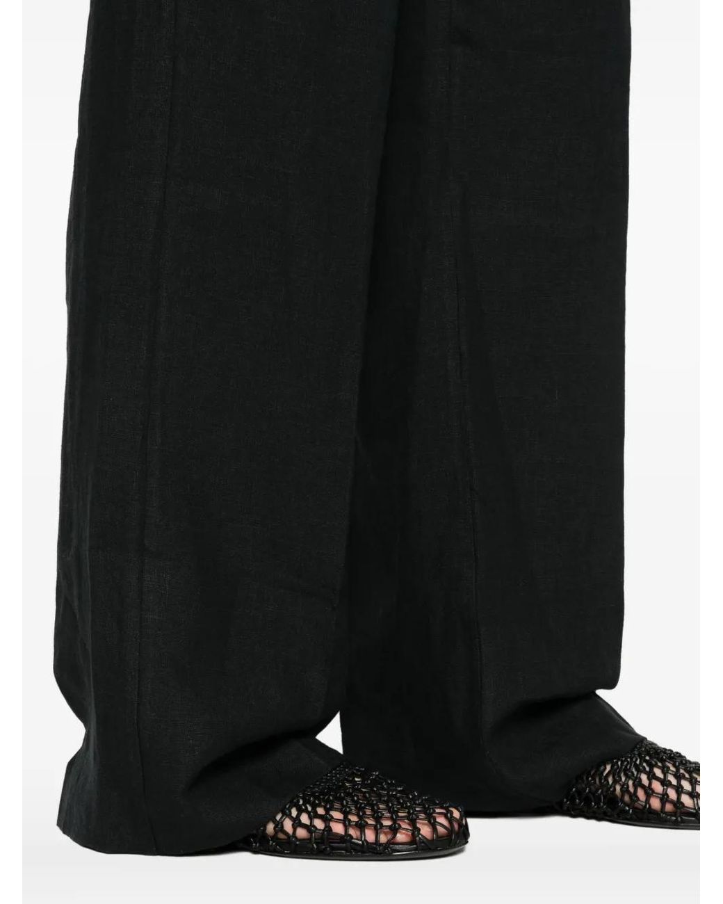 Occleus Black Kelsey Flared Trousers