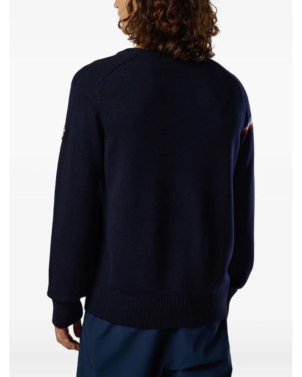 Rossignol Blue Odysseus Striped Sweater for men