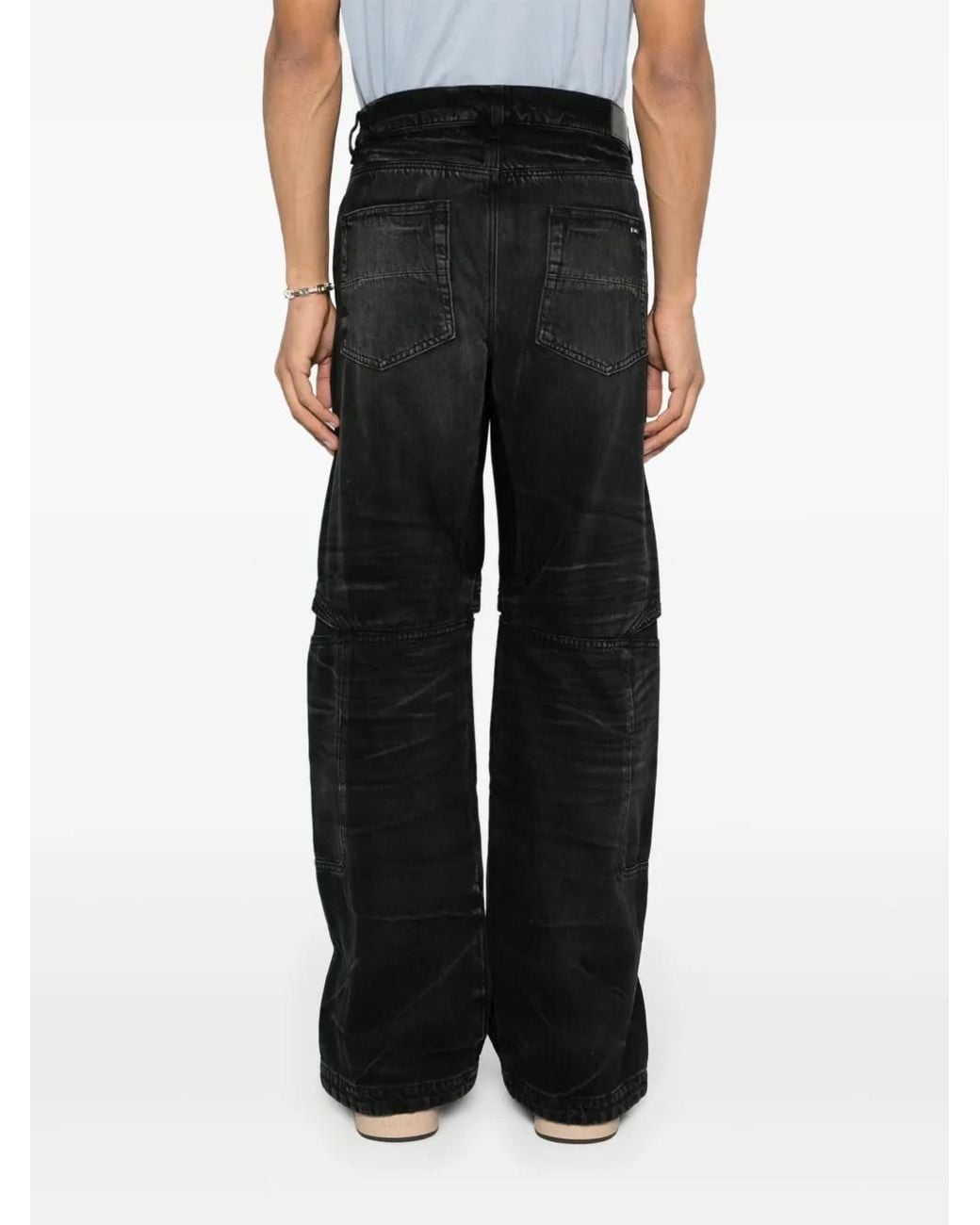 Amiri Black Baggy Fit Jeans for men