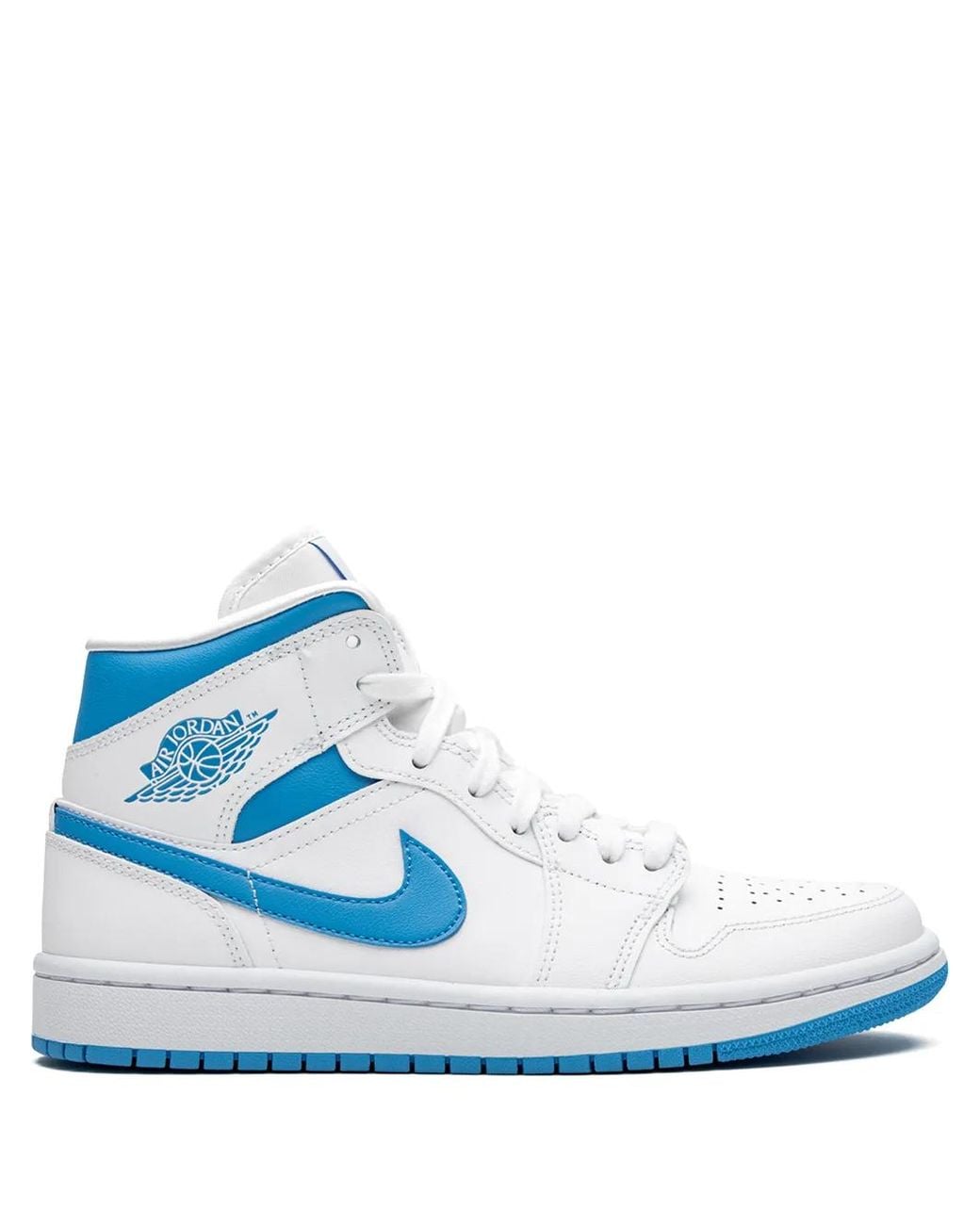 Nike Blue Air 1 Mid "Unc" Sneakers