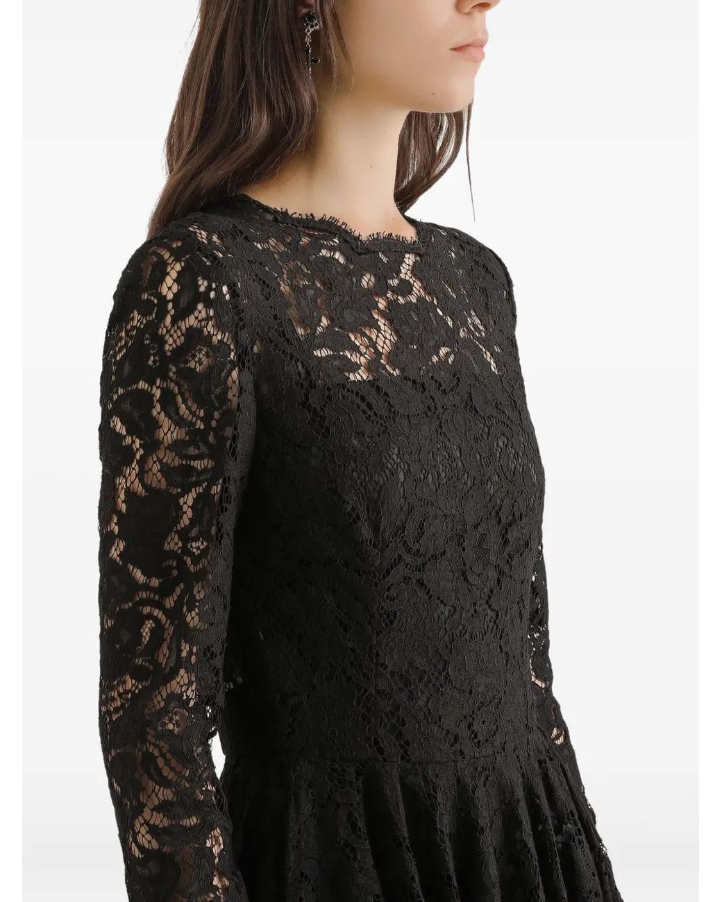 Dolce & Gabbana Black Lace Dress