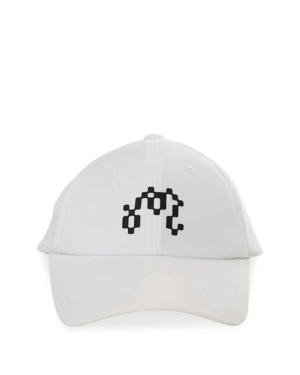 Malbon Golf White Ceri Dad Baseball Cap