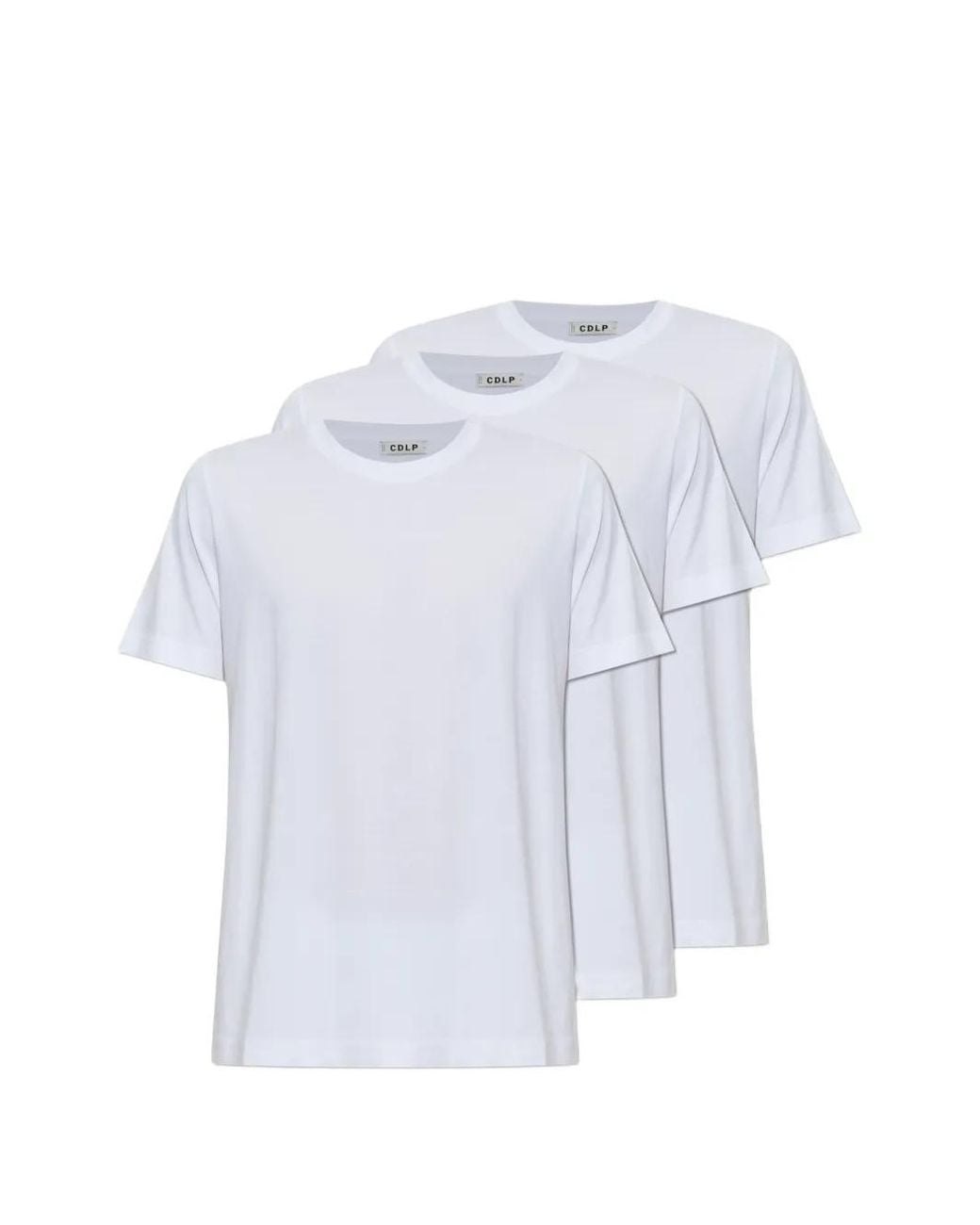 CDLP White Crew-Neck T-Shirts (Set Of Three) for men