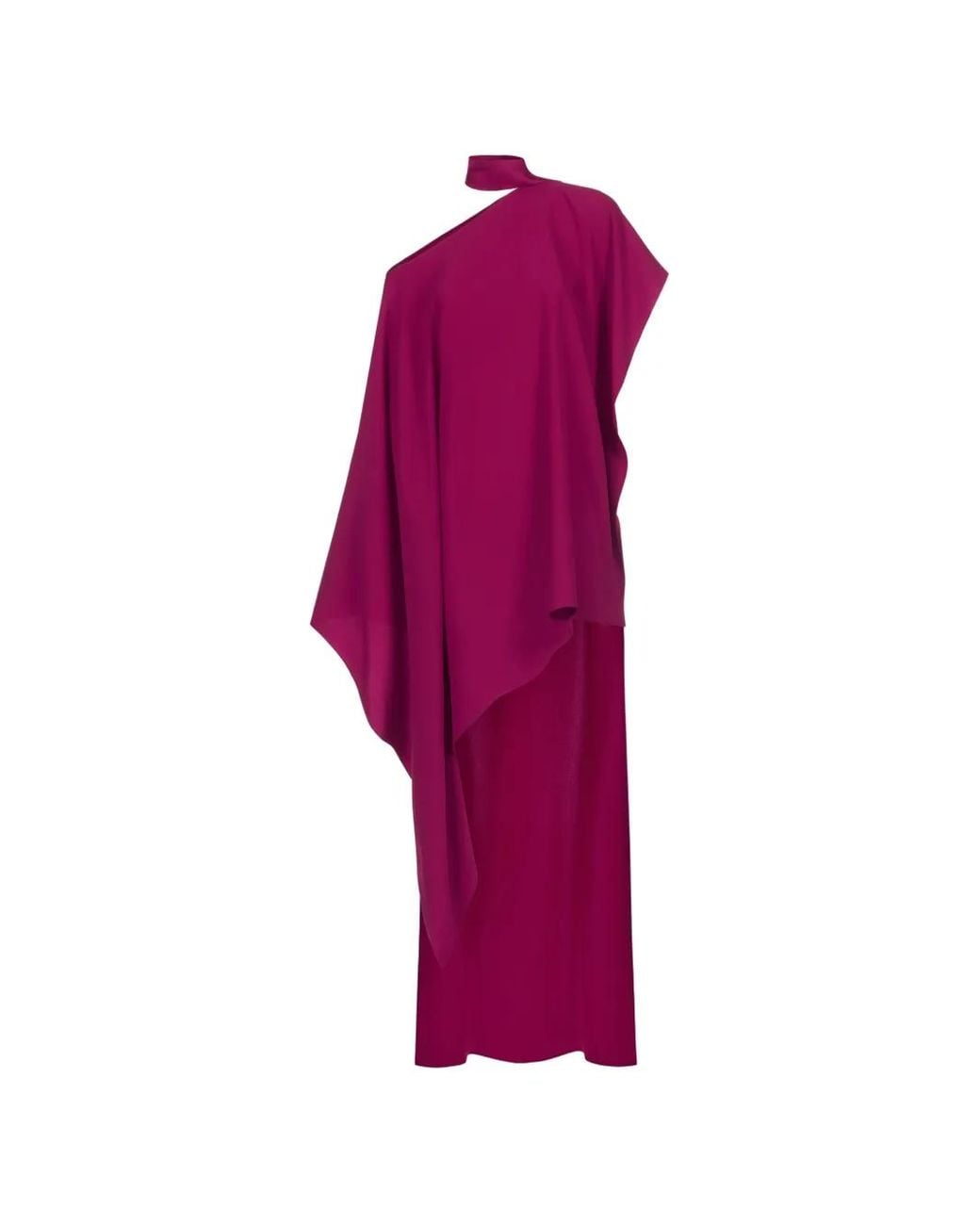 Taller Marmo Purple Trebbia One-Shoulder Dress