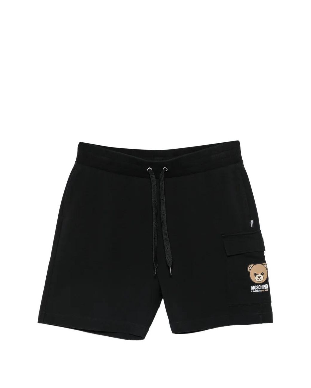 Moschino Black Teddy Bear Casual Shorts for men