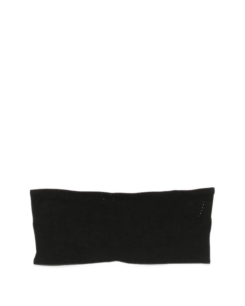 Totême Black Strapless Bikini Top