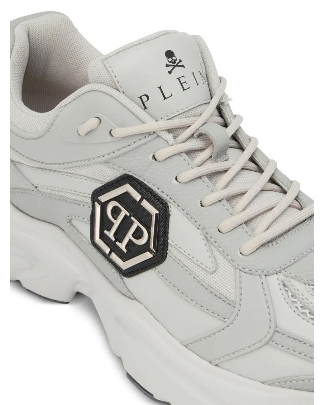 Philipp Plein White Nitro Sneakers