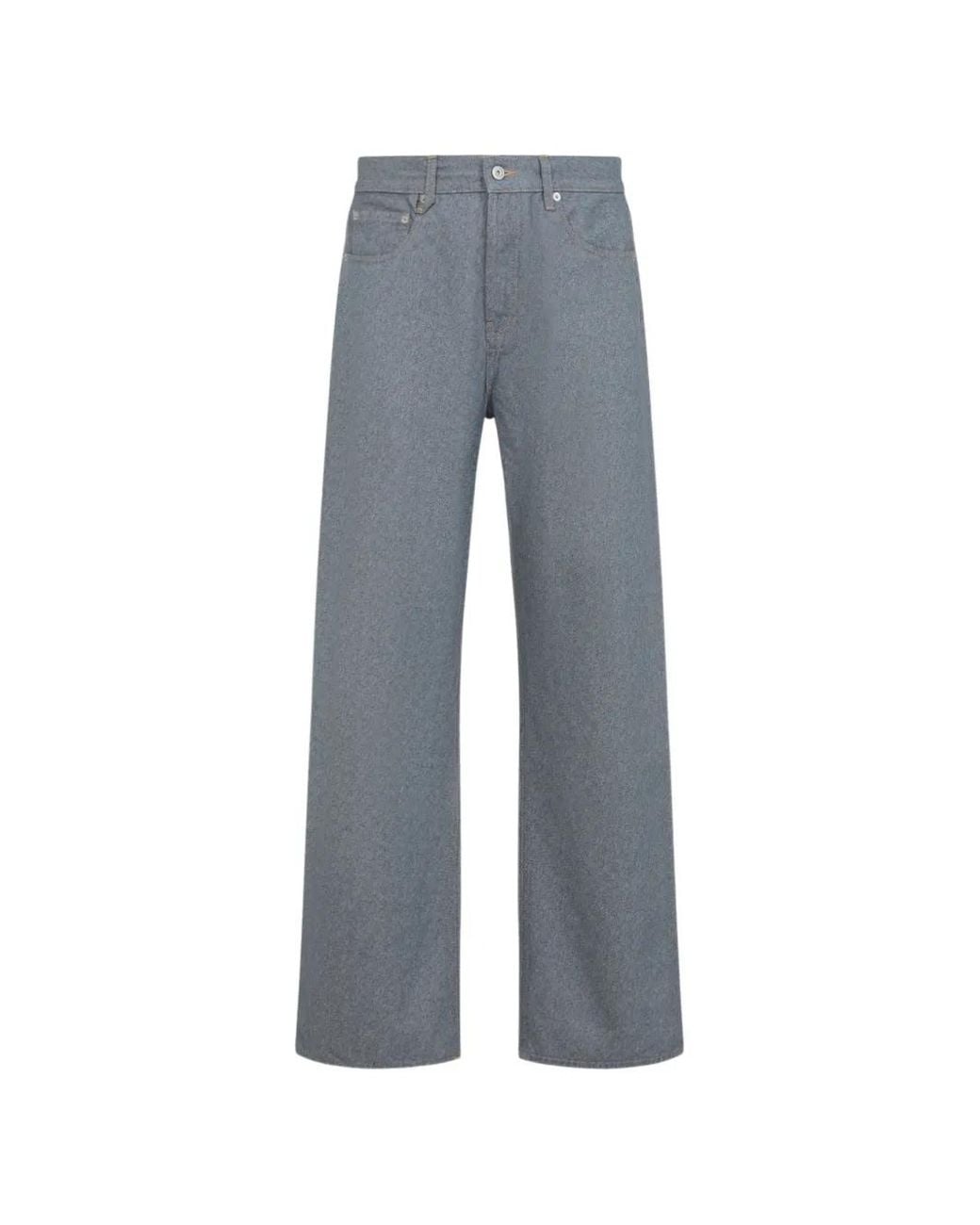 Jacquemus Gray Nîmes Jeans With Embroidery for men