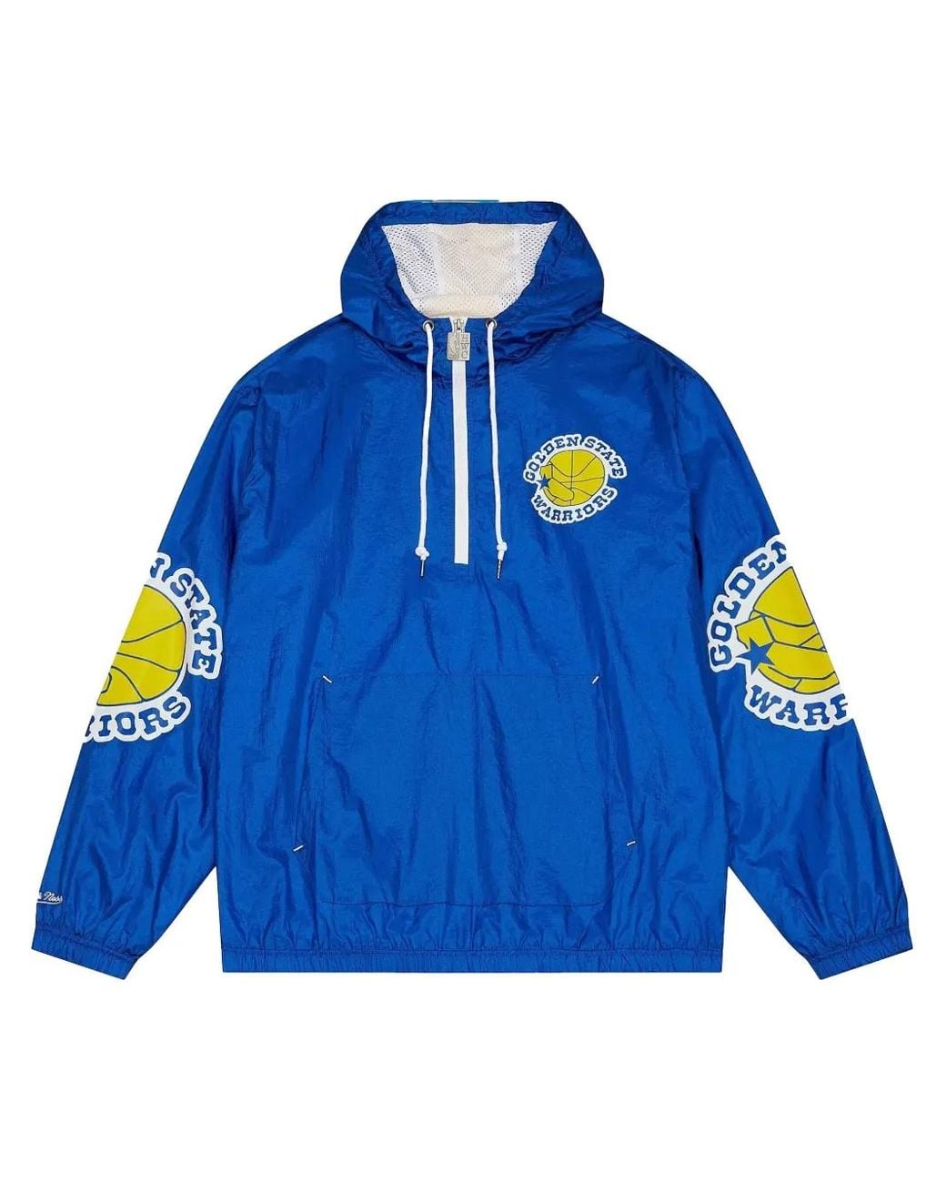 Mitchell & Ness Blue Golden State Warriors Team 2.0 Windbreaker for men