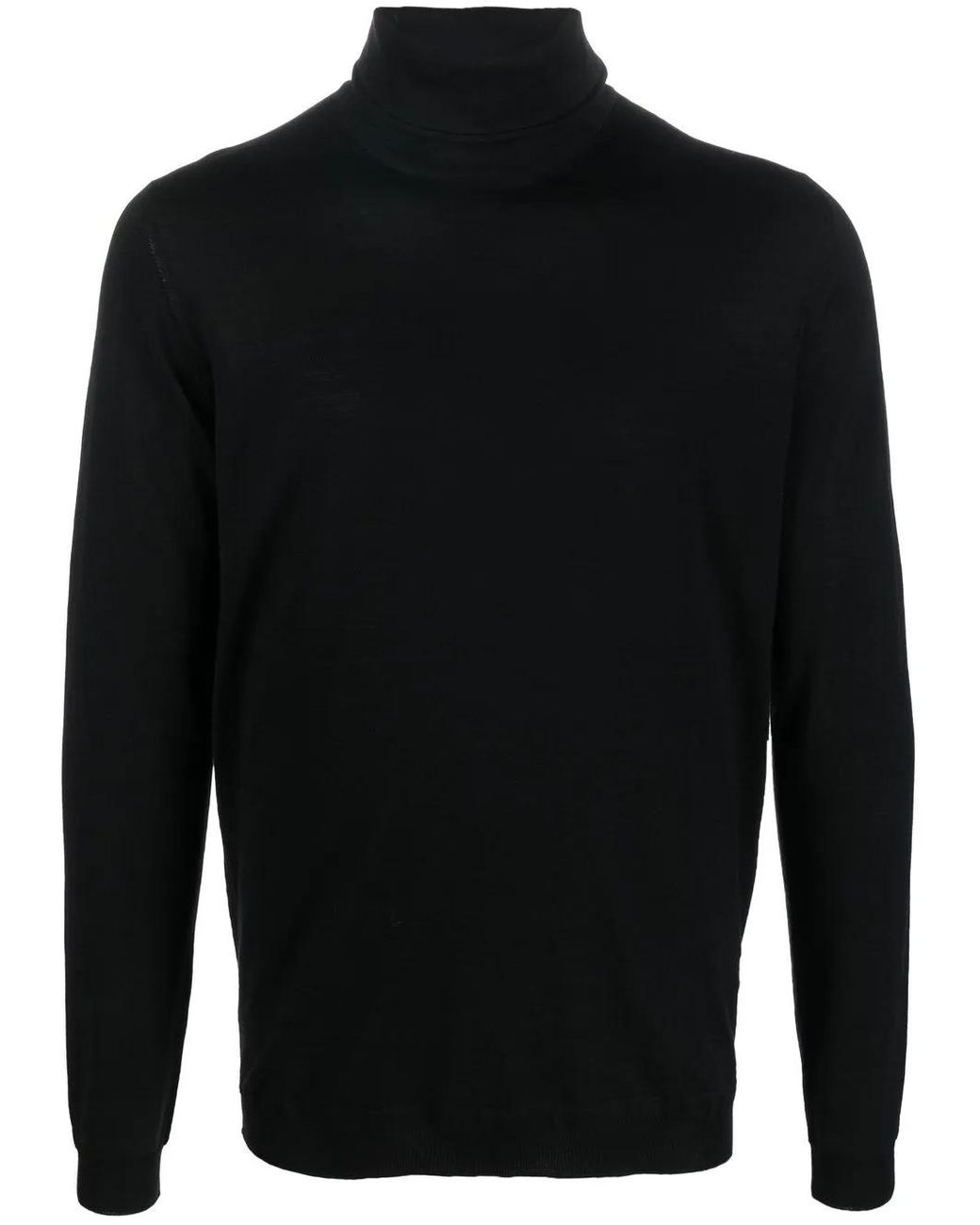 GOES BOTANICAL Black High-Neck Knit Jumper for men