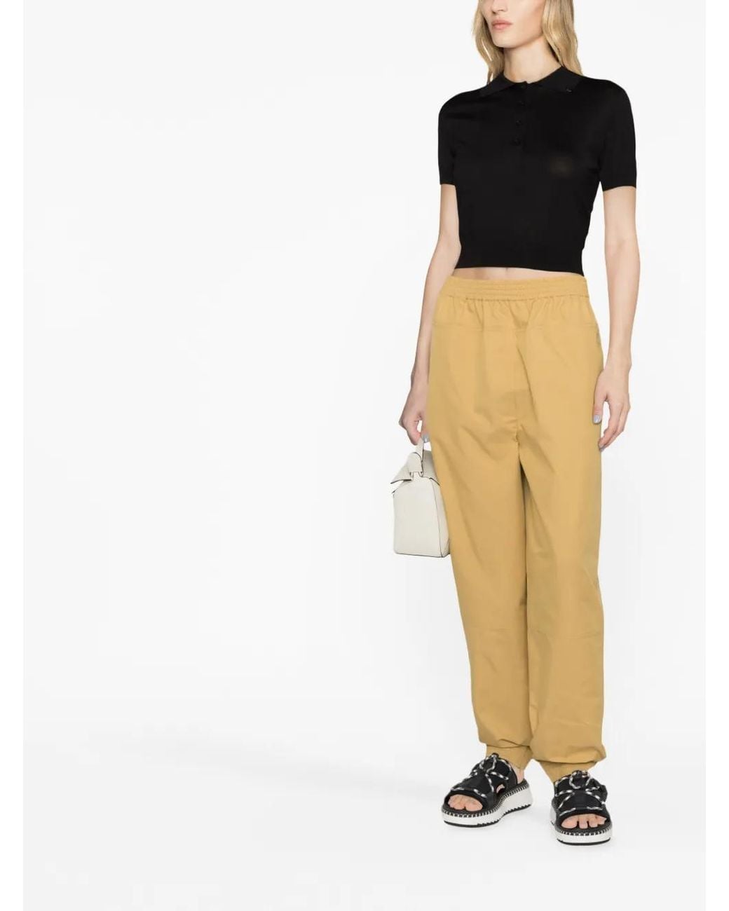 Loewe Yellow Elasticated-Waist Track Pants