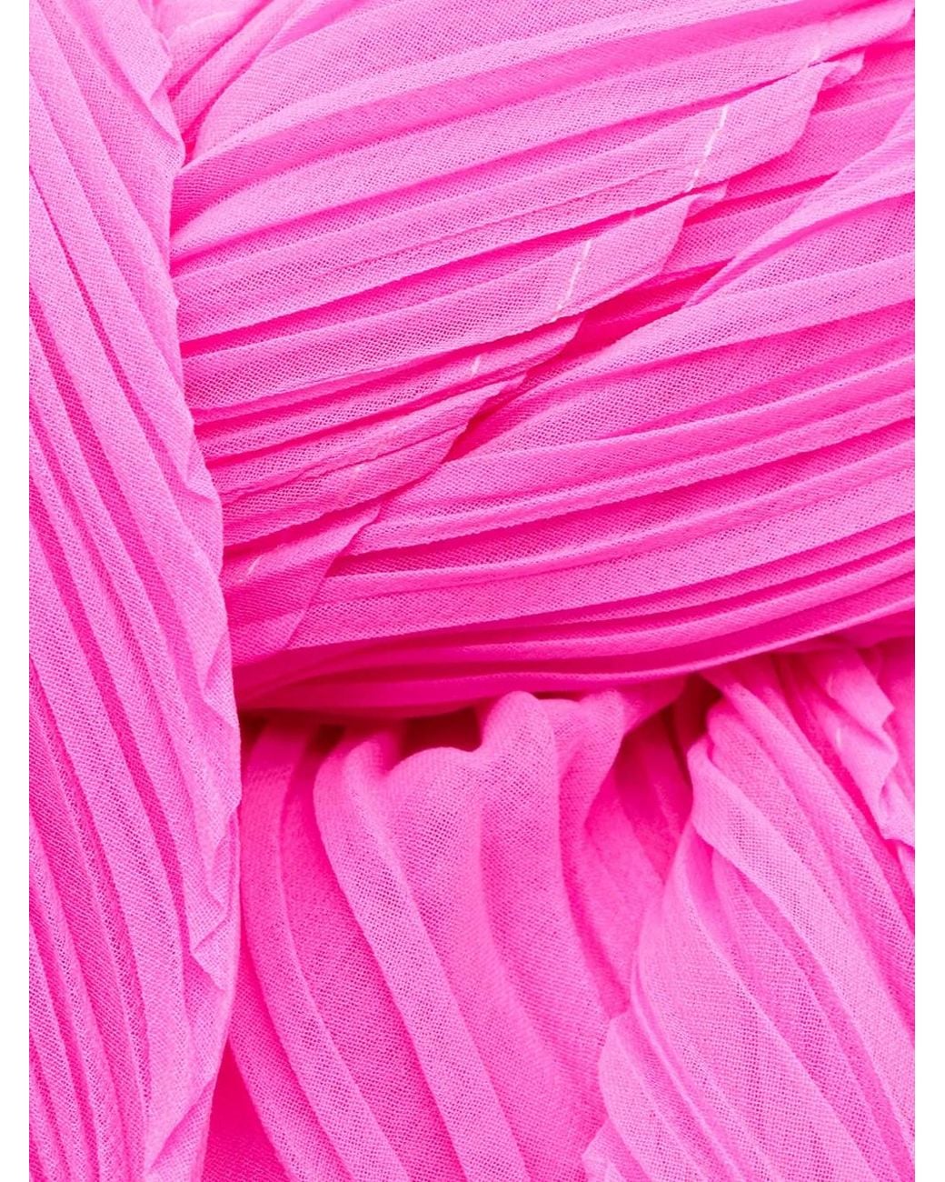 Pleats Please Issey Miyake Pink Monthly January Pleated Scarf