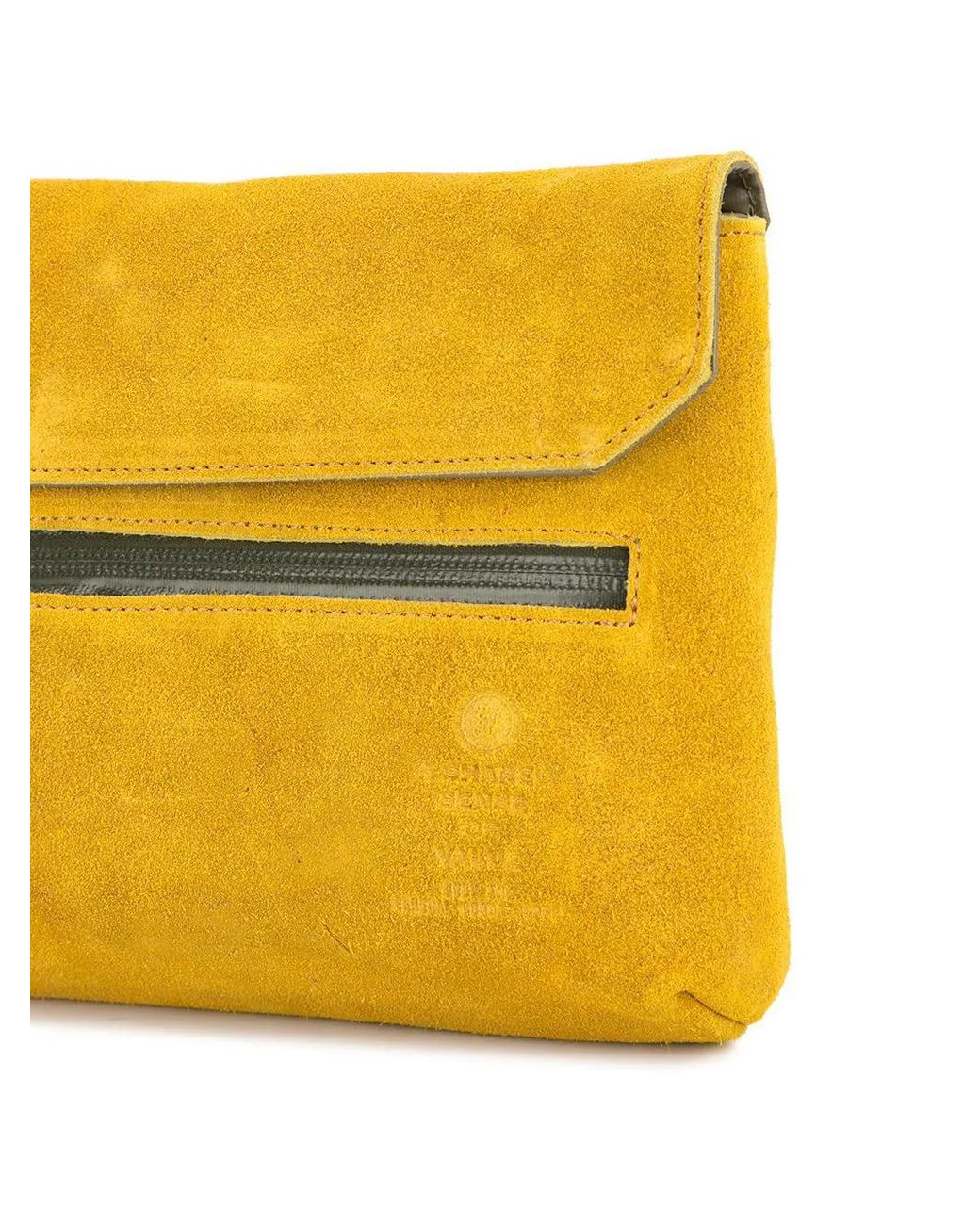 As2ov Yellow Flap Shoulder Bag for men