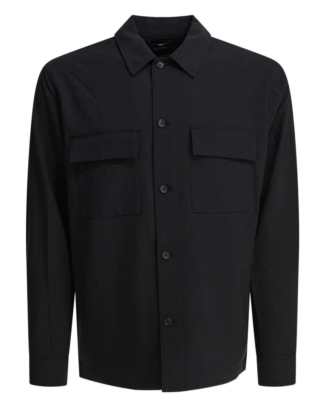 Camisa Con Bolsillo Y Botones Vince de hombre de color Black