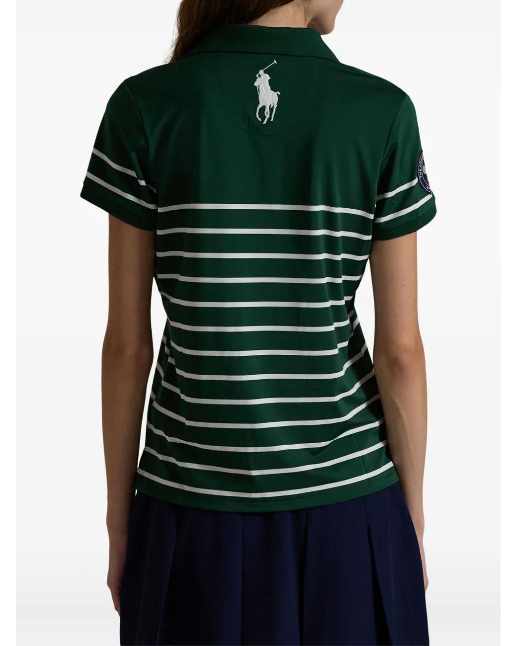 Polo Ralph Lauren Green Striped Polo Shirt