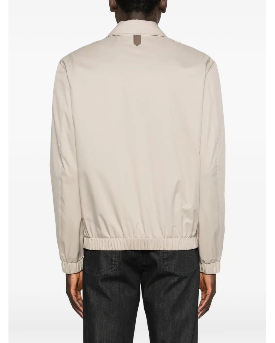 Canali Natural Zip-Up Jacket for men