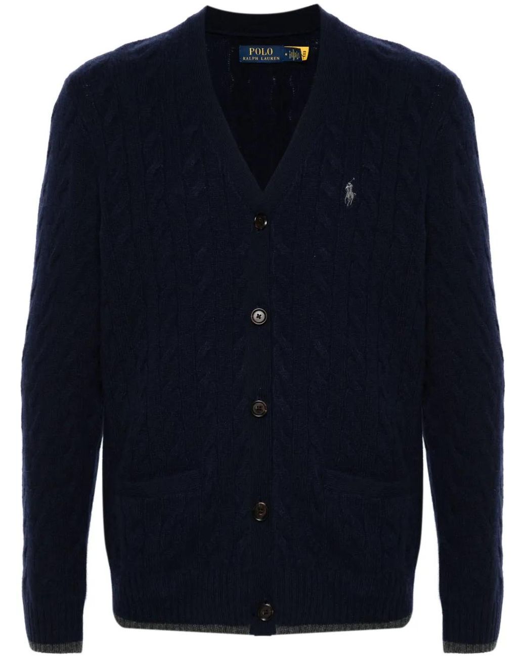 Polo Ralph Lauren Blue Cable-Knit Cardigan for men