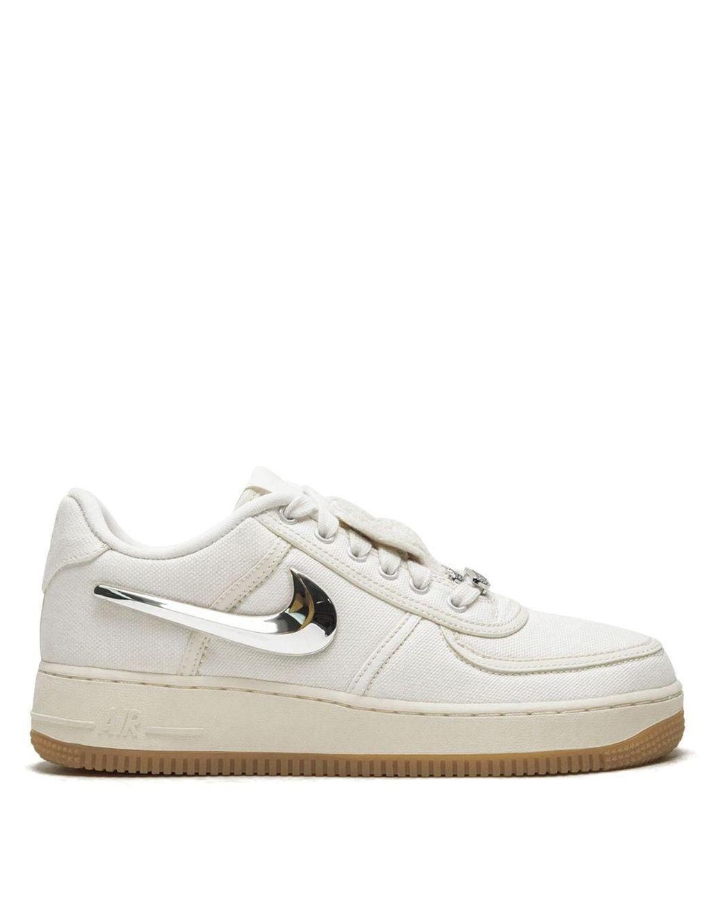 Nike Canvas X Travis Scott Air Force Low 1 Sneakers in White - Lyst