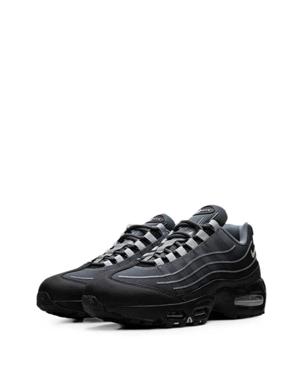 Nike Black Air Max 95 Big Bubble Sneakers for men