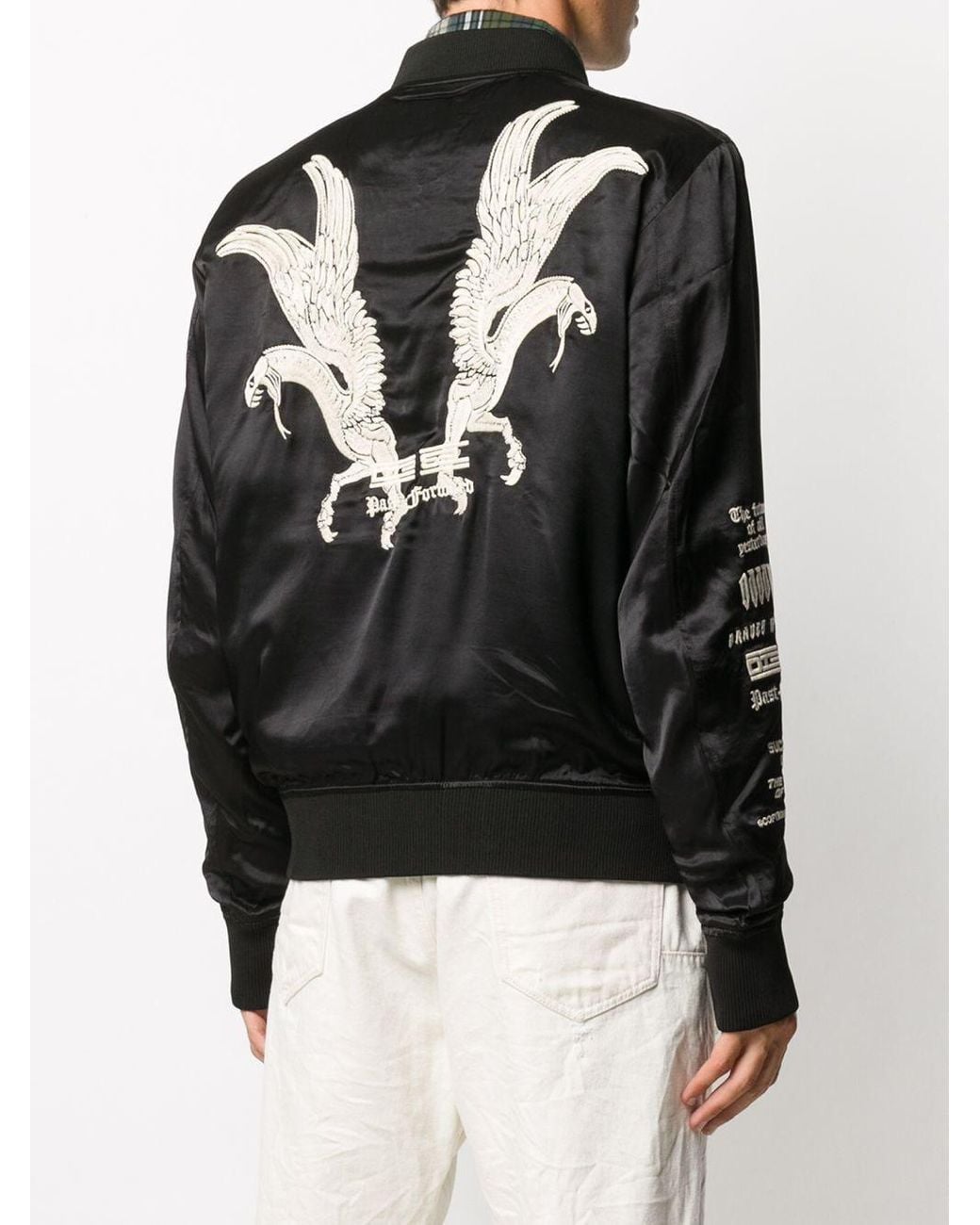 DIESEL Panther-appliqué Bomber Jacket 