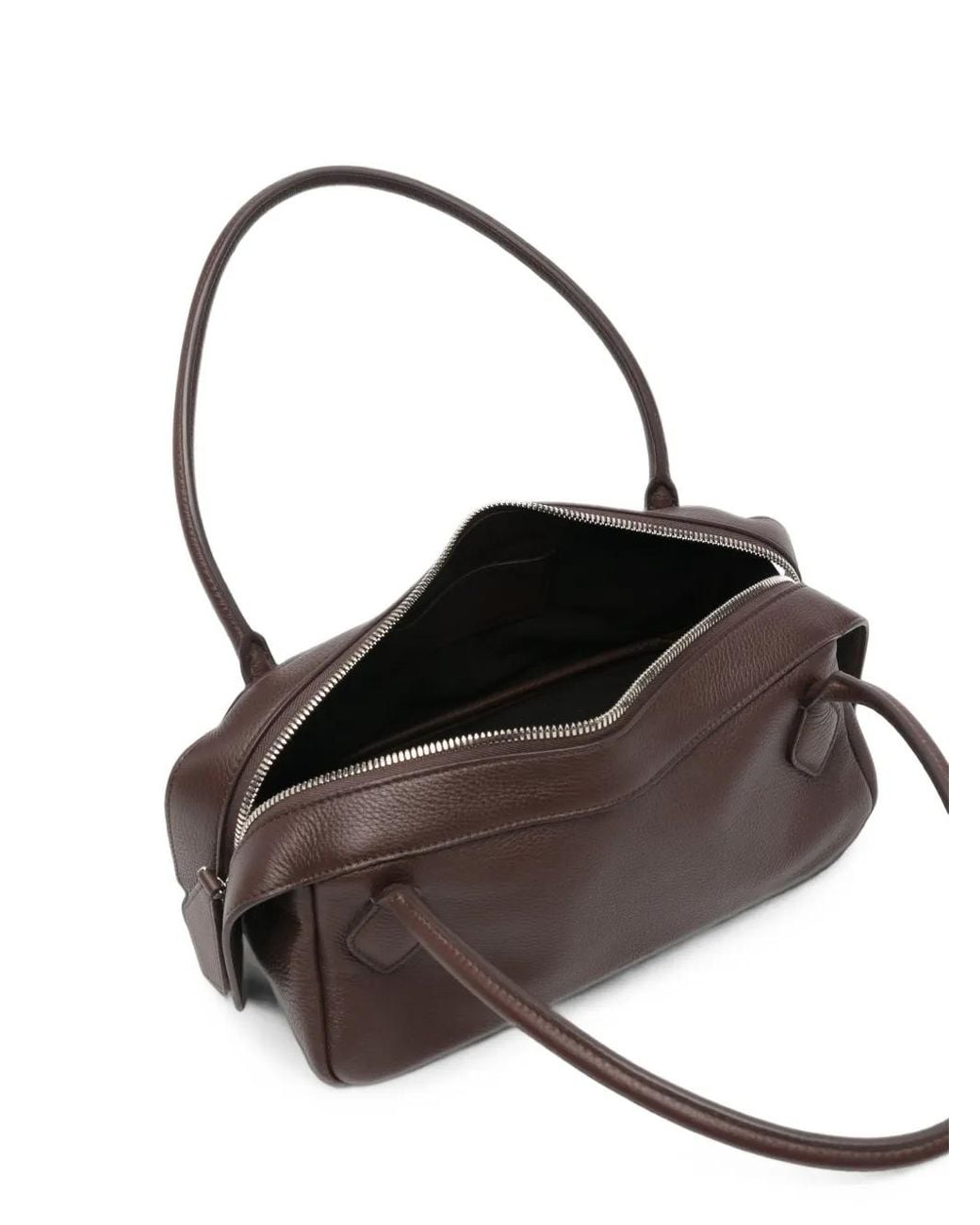 MINOBOSSI Metallic Anna Grained Leather Shoulder Bag