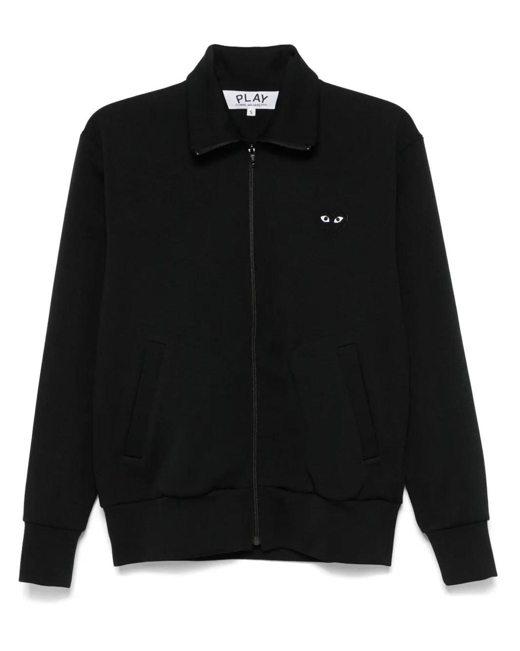COMME DES GARÇONS PLAY Jersey Trainingsjack in het Black
