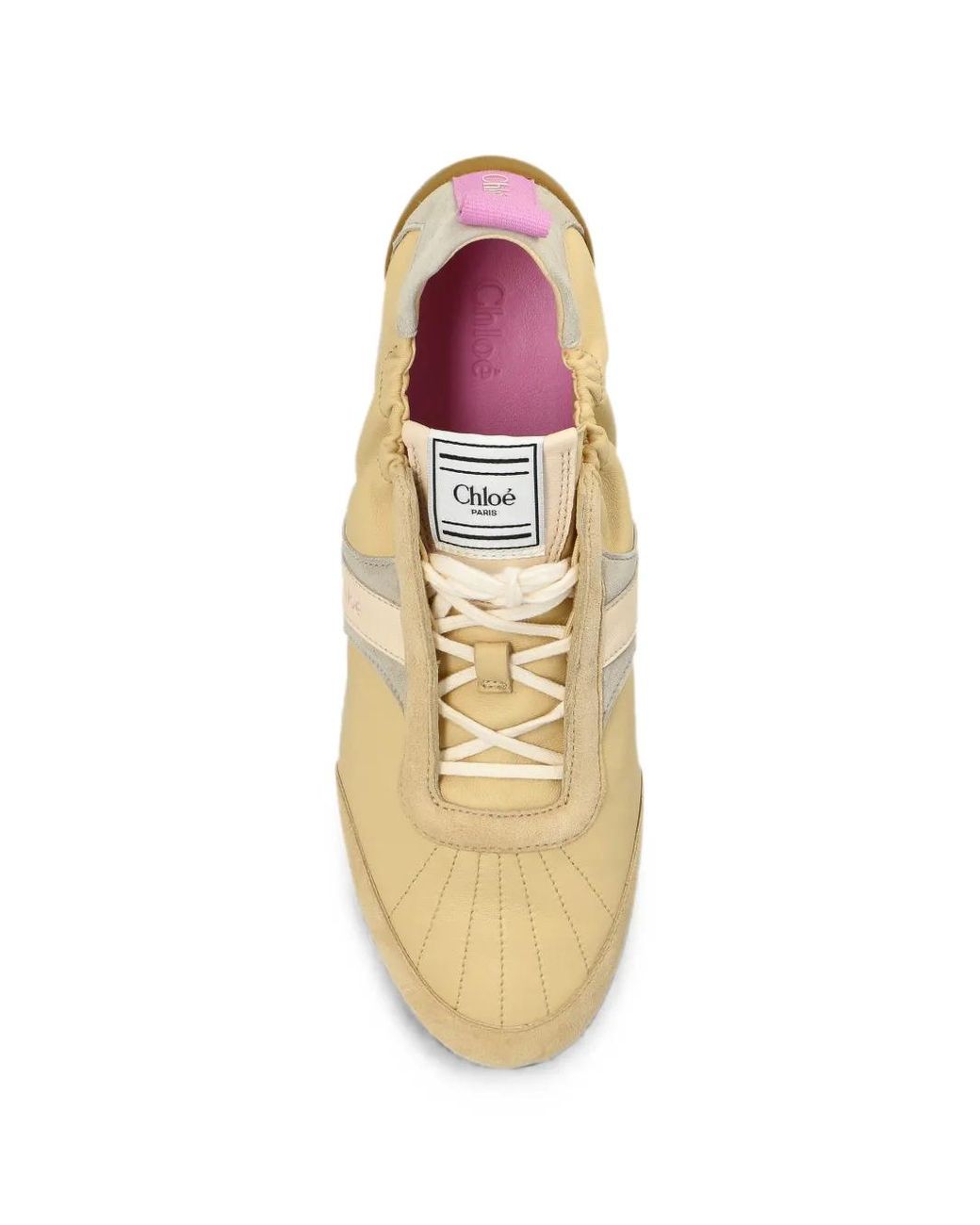 Chloé Natural Kick Sneakers