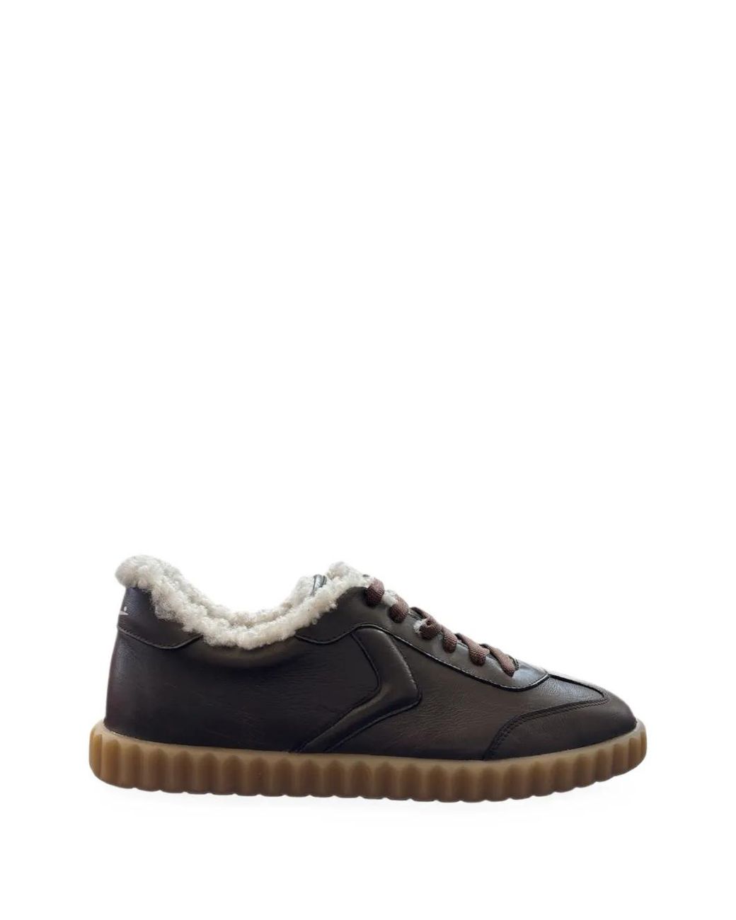 Voile Blanche Black Almond-Toe Sneakers