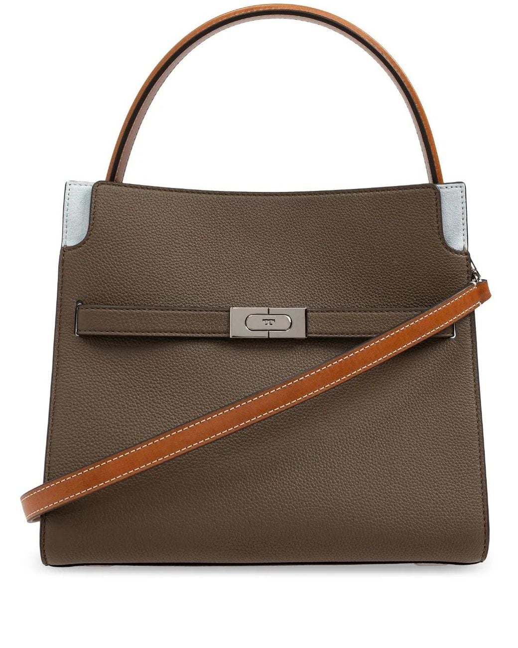 Tory Burch Brown Small Lee Radziwill Satchel