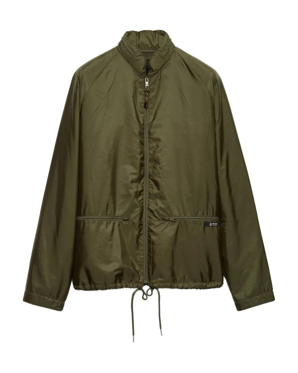 Giubbotto Con Cappuccio di Prada in Green da Uomo