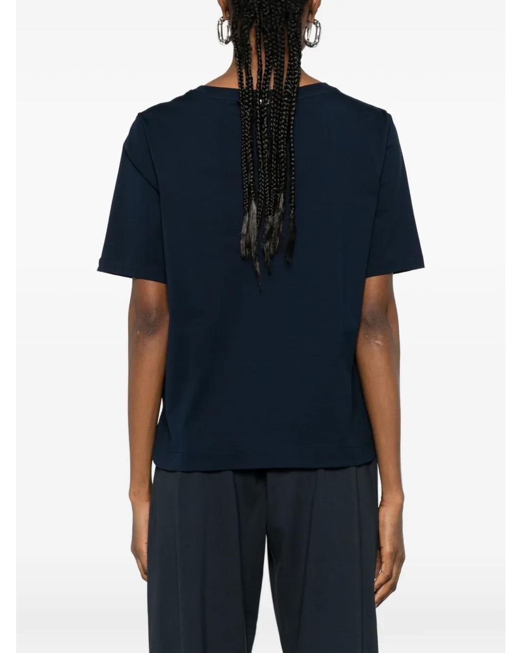 Herno Blue Round-Neck T-Shirt